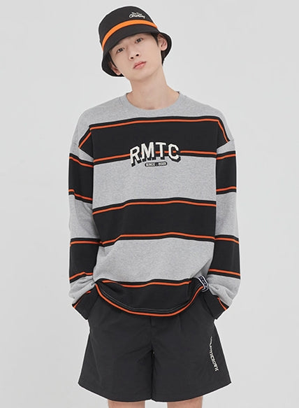 ロマンティッククラウン(ROMANTIC CROWN) RMTC STRIPED LONG SLEEVE_GREY