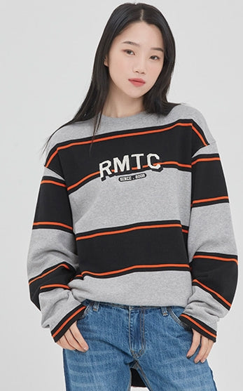 ロマンティッククラウン(ROMANTIC CROWN) RMTC STRIPED LONG SLEEVE_GREY