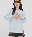 ロマンティッククラウン(ROMANTIC CROWN)RMTCRW LOGO SWEATSHIRT_SKY BLUE（NO NAPPING)