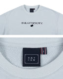 ロマンティッククラウン(ROMANTIC CROWN)RMTCRW LOGO SWEATSHIRT_SKY BLUE（NO NAPPING)