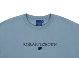 ロマンティッククラウン(ROMANTIC CROWN)RMTCRW LOGO SWEATSHIRT_LIGHT BLUE