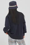 ロマンティッククラウン(ROMANTIC CROWN)RMTCRW LOGO SWEATSHIRT_NAVY（NO NAPPING)