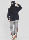ロマンティッククラウン(ROMANTIC CROWN)RMTCRW LOGO SWEATSHIRT_NAVY（NO NAPPING)