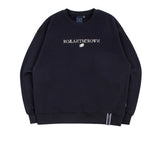 ロマンティッククラウン(ROMANTIC CROWN)RMTCRW LOGO SWEATSHIRT_NAVY（NO NAPPING)