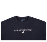ロマンティッククラウン(ROMANTIC CROWN)RMTCRW LOGO SWEATSHIRT_NAVY（NO NAPPING)
