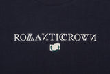 ロマンティッククラウン(ROMANTIC CROWN)RMTCRW LOGO SWEATSHIRT_NAVY（NO NAPPING)