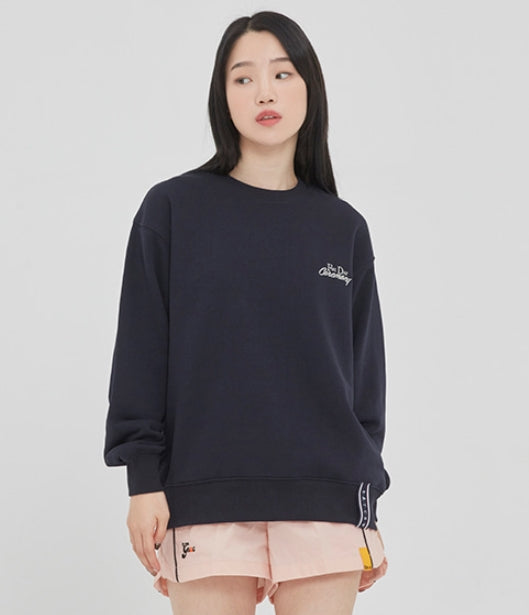ロマンティッククラウン(ROMANTIC CROWN) RUNNING TRACK SWEAT SHIRT_NAVY