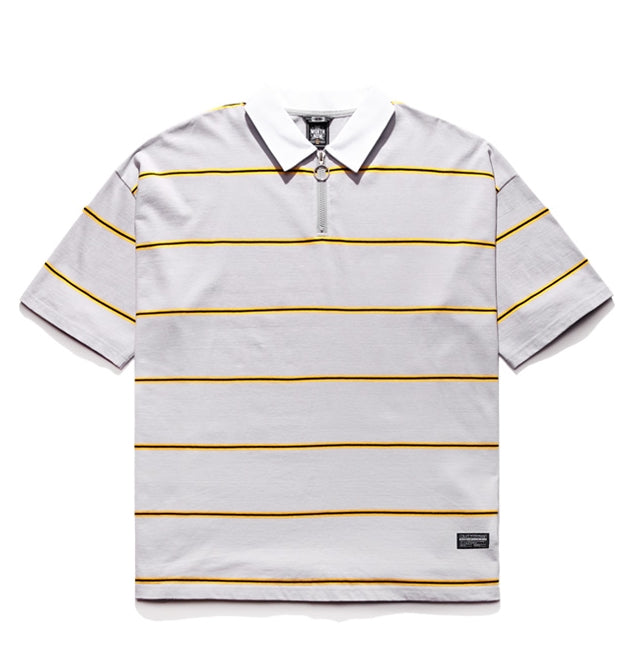 ティーダヴリューエヌ(TWN) POBIN STRIPE COLLAR SHORT SLEEVE YMST3121