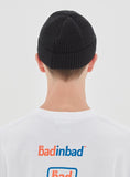 ベドインベド(BADINBAD) EXPRESS LOGO WATCH CAP_BLACK