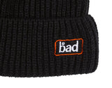 ベドインベド(BADINBAD) EXPRESS LOGO WATCH CAP_BLACK