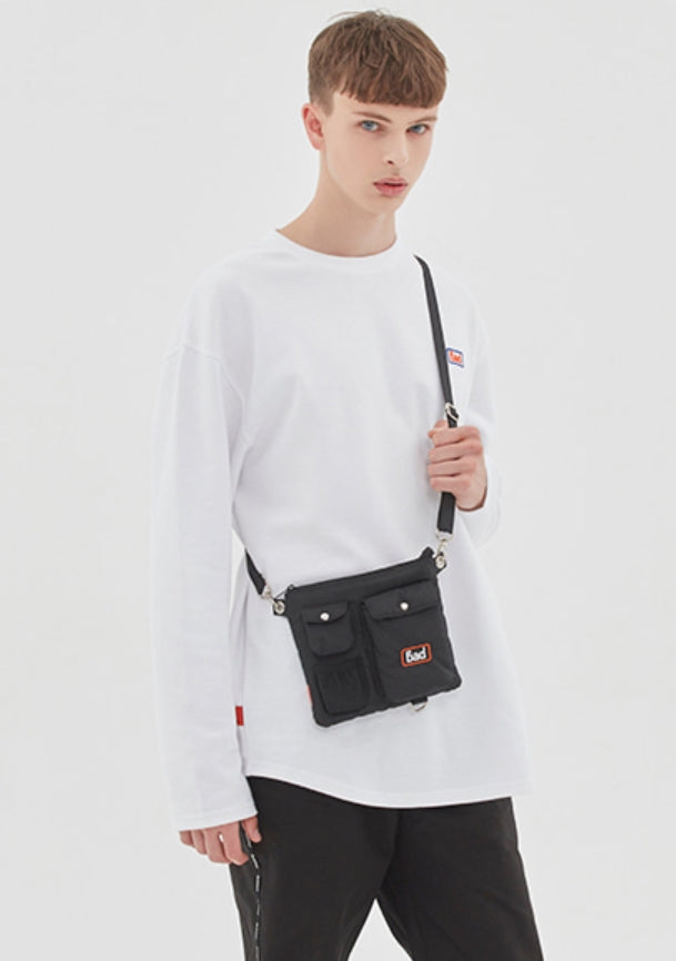 ベドインベド(BADINBAD) MULTI POCKET SACOCHE_BLACK