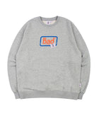 ベドインベド(BADINBAD) BOX LOGO SWEATSHIRT_GREY