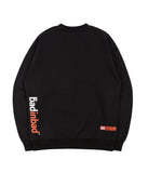 ベドインベド(BADINBAD) BOX LOGO SWEATSHIRT_BLACK