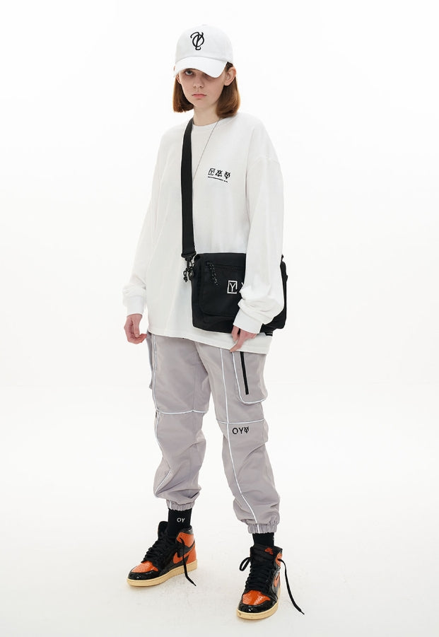 オーワイ(OY) LETTER LOGO CAP-WHITE