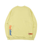 ベドインベド(BADINBAD) BOX LOGO SWEATSHIRT_LIME YELLOW