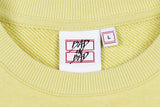 ベドインベド(BADINBAD) BOX LOGO SWEATSHIRT_LIME YELLOW