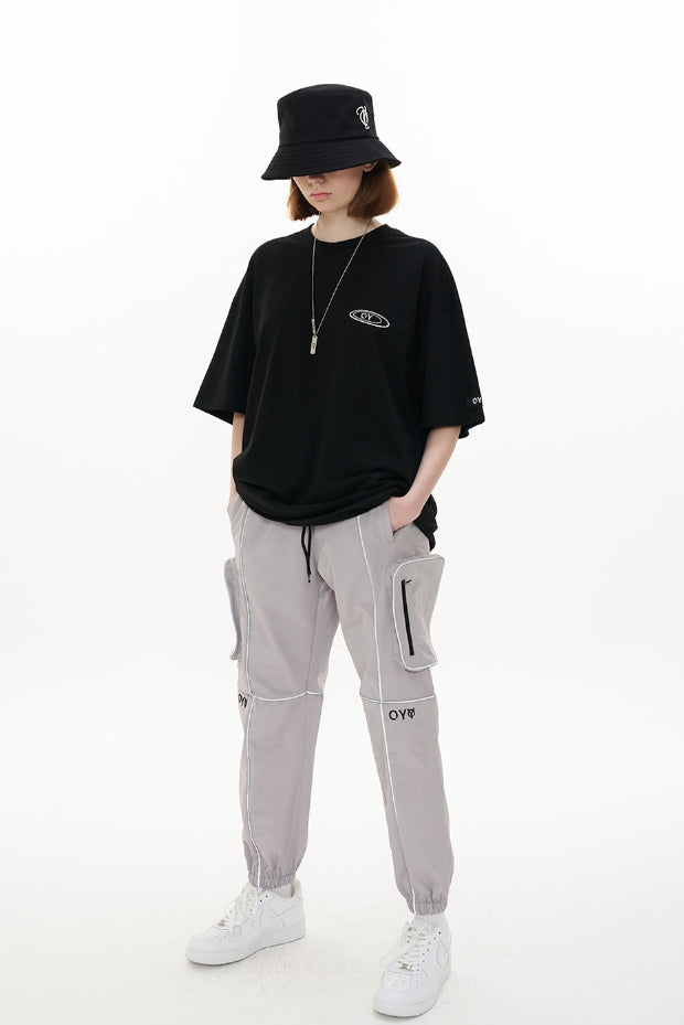 オーワイ(OY) LETTER LOGO BUCKET HAT-BLACK