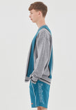 ベドインベド(BADINBAD) HOOLIGAN FLAG KNIT_GREY