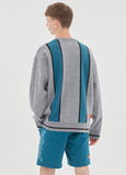 ベドインベド(BADINBAD) HOOLIGAN FLAG KNIT_GREY
