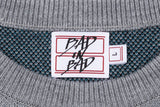 ベドインベド(BADINBAD) HOOLIGAN FLAG KNIT_GREY