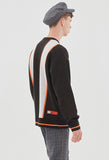 ベドインベド(BADINBAD) HOOLIGAN FLAG KNIT_BLACK