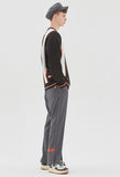 ベドインベド(BADINBAD) HOOLIGAN FLAG KNIT_BLACK