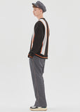 ベドインベド(BADINBAD) HOOLIGAN FLAG KNIT_BLACK