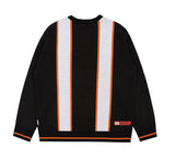 ベドインベド(BADINBAD) HOOLIGAN FLAG KNIT_BLACK