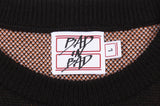 ベドインベド(BADINBAD) HOOLIGAN FLAG KNIT_BLACK