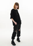 オーワイ(OY) CIRCLE STRING PANTS-BLACK