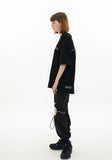 オーワイ(OY) CIRCLE STRING PANTS-BLACK