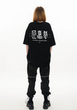 オーワイ(OY) CIRCLE STRING PANTS-BLACK