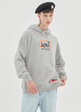 ベドインベド(BADINBAD) SCRIBE LOGO HOOD_GREY