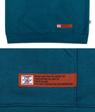 ベドインベド(BADINBAD) SCRIBE LOGO HOOD_BLUE GREEN