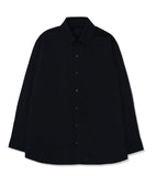 オーワイ(OY) BACK BUTTON SHIRTS-BLACK