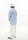 オーワイ(OY) BACK BUTTON SHIRTS-SKY BLUE