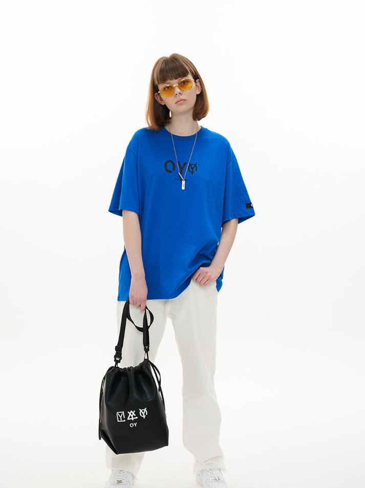 オーワイ(OY) BASIC LOGO T-BLUE