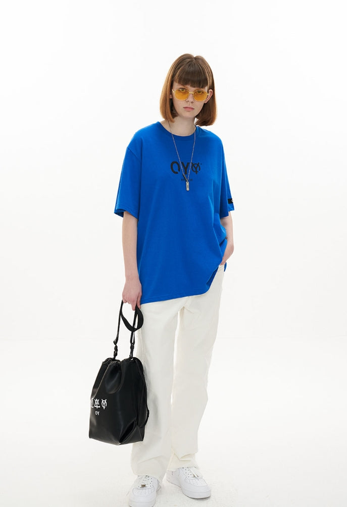 オーワイ(OY) BASIC LOGO T-BLUE
