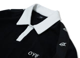 オーワイ(OY)  LOGO TAPE RING COLLAR T-BLACK