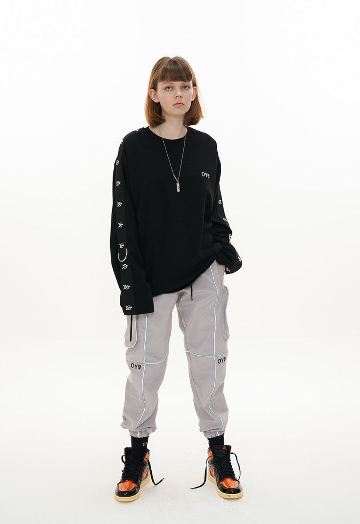 オーワイ(OY) LOGO TAPE RING T-BLACK