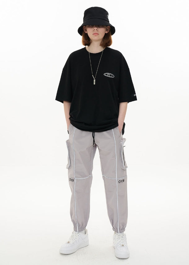 オーワイ(OY) TRIPLE LINE LOGO T-BLACK