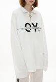 オーワイ(OY)   ZIPPER LOGO T-WHITE