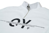 オーワイ(OY)   ZIPPER LOGO T-WHITE