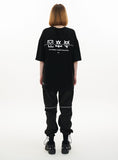 オーワイ(OY) HIDDEN ZIPPER LOGO T-BLACK