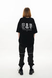 オーワイ(OY) HIDDEN ZIPPER LOGO T-BLACK