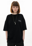 オーワイ(OY) HIDDEN ZIPPER LOGO T-BLACK