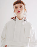 ダブルユーブイプロジェクト(WV PROJECT) SAND HOODIE ANORAK WHITE PINK HOOT7371