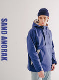 ダブルユーブイプロジェクト(WV PROJECT) SAND HOODIE ANORAK BLUE HOOT7371