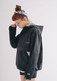 ダブルユーブイプロジェクト(WV PROJECT) SAND HOODIE ANORAK BLACK HOOT7371