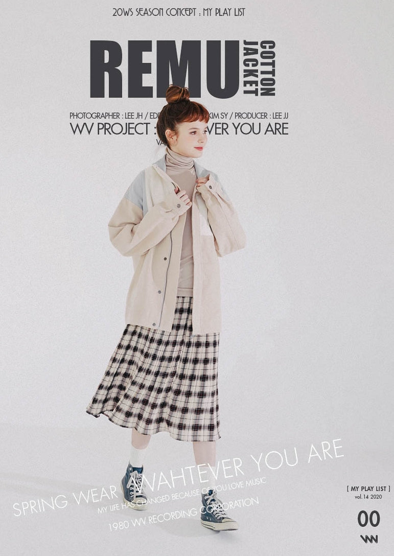 ダブルユーブイプロジェクト(WV PROJECT) REMU COTTON JACKET BEIGE SYOT7355